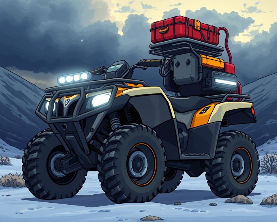 Polaris ATV Plows for Driveway Clearing