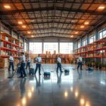 Internal and External Window Cleaning for Distribution Centers