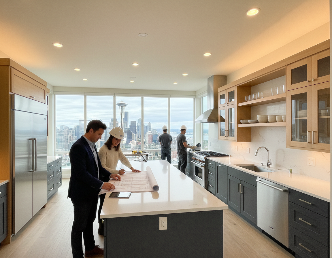 View Details About Kitchen Remodeling Service Including Niche Shelving And Clever Storage Solutions
