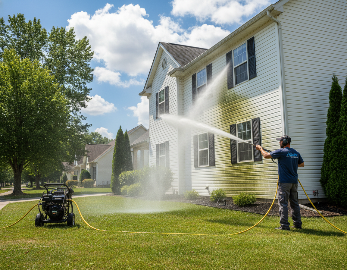 Discover More About House Pressure Washing In Santa Clarita</a></strong>