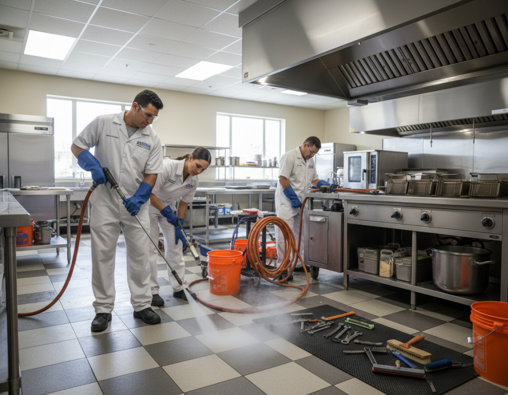 Grease Cleaning Pros in Los Angeles: Meeting Local Regulations