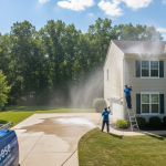 Retaining Wall Pressure Washing Upper Arlington