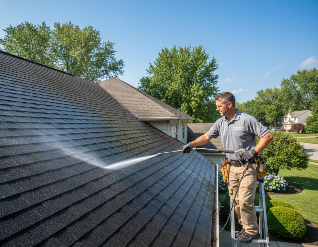 Awning Window Detailed Cleaning in Upper Arlington Oh
