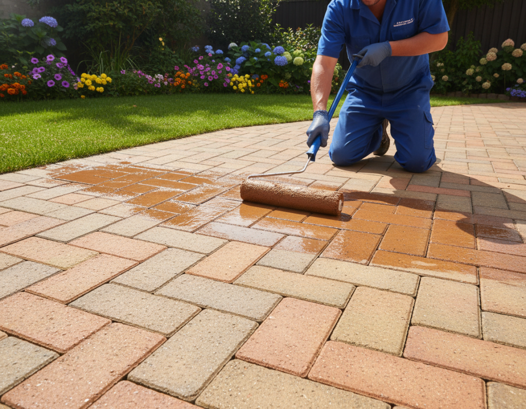 Paver Sealing Near Hilliard for Stepping Stones